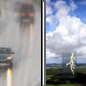 Sunday: Chance Light Rain then Slight Chance T-storms