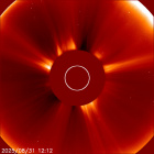 Latest LASCO C2 image of the Sun