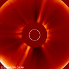 Latest LASCO C2 image of the Sun