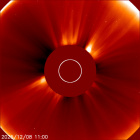 Latest LASCO C2 image of the Sun