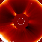 Latest LASCO C2 image of the Sun