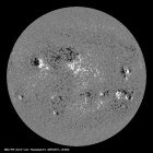 Latest SDO/HMI Magnetogram image of the Sun