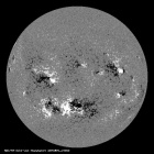 Latest SDO/HMI Magnetogram image of the Sun