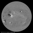 Latest SDO/HMI Magnetogram image of the Sun