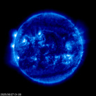 Click for time-lapse image of the sun