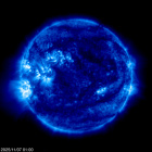 Click for time-lapse image of the sun