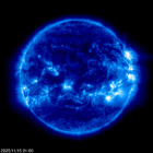 Click for time-lapse image of the sun