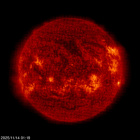SOHO EIT 304 image of the sun
