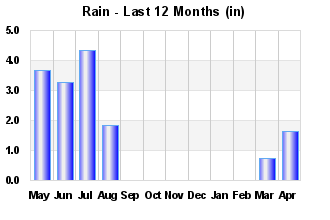 Rainfall Past 12 months